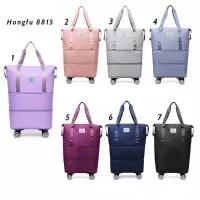 TRAVEL Hong fu BAG DUFFEL Trolley PREMIUM TAS TRAVEL BESAR ANTI AIR / TAS TRAVEL RODA LIPAT TROLLY KOPER