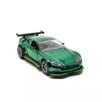 Majorette Chrome Cars Series Aston Martin GT8 Green - Loose