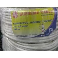 Kabel NYM 3x1,5 3x1.5 Supreme (Meteran) NYM 3x1,5mm 3x1.5mm Supreme