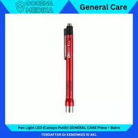 Penlight General Care Kuning Cahaya Halogen Pen Light Senter Dokter