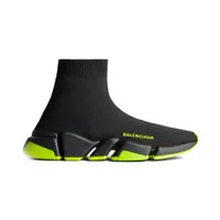 Balenciaga Speed 2.0 Sneakers Black Neon Yellow Men