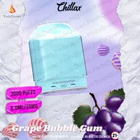 Chillax Go Vape 3000 Puffs Grape Bubble Gum