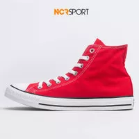 Sepatu Sneakers CONVERSE Chuck Taylor All Star Canvas Hi RED Original