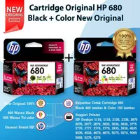 Cartridge Tinta HP 680 / 682 Black & Color Original Catridge Printer HP Deskjet 6000 6400 1200 2300 2700 4100 2335 2336 2337 1216 2775 2776 1115 1118 2135 2138 2675 2676 2677 2678 3635 3636 3638 3775 3776 3777 3778 3779 3835 3838 4535 4536 45