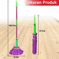 Alat Pel Lantai Peras Putar Otomatis/ Pel Lantai Peras Putar Microfiber Praktis/ Magic Twist Mop/ Alat Pel Multifungsi