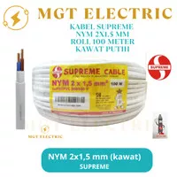 KABEL SUPREME NYM 2X1.5 MM 100 METER / NYM 2X1,5 MM 100 METER SUPREME