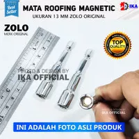 ZOLO ORIGINAL 100% Mata Roofing Pendek 8x65 Mm Baut Baja Ringan Pendek 8x65 Mm / Magnetic Nut Screwdriver MATA OBENG SOCK ROOFING BAJA RINGAN 8 X 65 MM KUNCI DRILLING NUT SETTER KUAT Mata Roofing Pendek / Panjang baut baja ringan canal c baut roofing