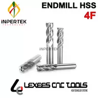 Endmill 12 4F LEXEES End Mill 12 mm HSS CO8 Pahat Pisau Cutter Milling 12mm