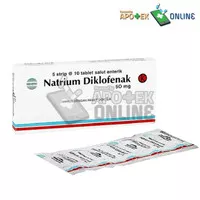 NATRIUM DIKLOFENAK 50MG 1 STRIP 10 TABLET