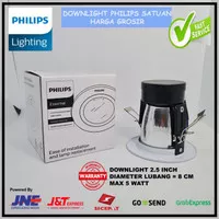 FITTING PHILIPS DOWNLIGHT 66661 Recessed White Rumah Lampu 2.5 INCH