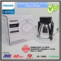 FITTING PHILIPS DOWNLIGHT 66663 Recessed White Rumah Lampu 3.5 INCH