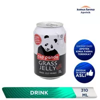 GRASS JELLY CAP PANDA 310 ML / MINUMAN CINCAU / KIMIA FARMA