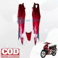 Body Samping Belakang Dan Tutup jupiter MX 135 lama 2005 - 2010 merah