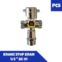 KRANZ Stop Kran KC01 1/2 Keran T Shower WC Kloset Keran Air Baling