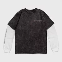 Wellborn Fukazi LS T-shirt Washed White Black