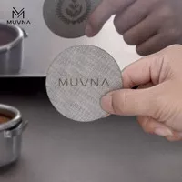 MUVNA Puck Screen 51mm 53mm 58mm Mesh Espresso Kopi Filter 150 Microns