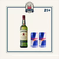 Jameson Irish Whiskey 700 ML - Free Redbulls 2 Cans