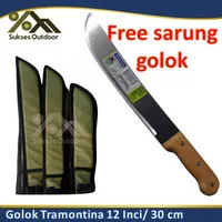 Bilah Golok Tramontina 12 Inci Original Brazil Gratis Sarung