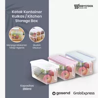 Kotak kontainer kulkas organizer box kitchen storage box XL-049