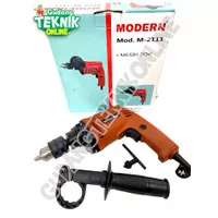 Mesin Bor 13mm MODERN M2111 Bor Tangan Besi Kayu Beton Impact Drill