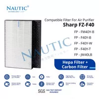 SET Filter Sharp Air Purifier FP-FM40 FP-F40Y FP-F40 FP-F40Y-W/B/T