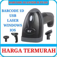 LASER BARCODE SCANNER 1D USB CABLE KABEL WINDOWS IOS HY-1890