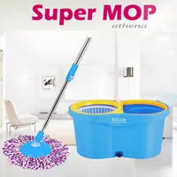 ALAT PEL LANTAI SUPER MOP ATHENA Bolde Original Wonder Magic Mop Putar