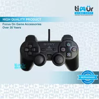 Stik Stick Controller PS2 Ori Original Mesin Warna Hitam Baru