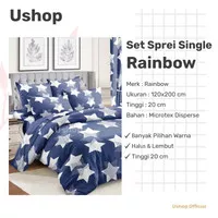 RAINBOW Sprei 120x200 Tinggi 20 Cm - Single Size