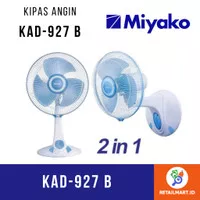 MIYAKO: KAD-927 B KIPAS ANGIN 9 INCH 2in1 (MEJA/DINDING)