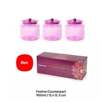 TUPPERWARE Counterpart 900mL 3pcs Toples [A08]