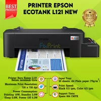 Epson Printer L120 Hitam Print Warna Infus Modif Inktank Pabrik RESMI