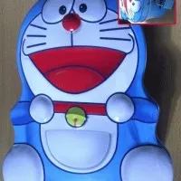 Celengan Kaleng Doraemon + Gembok