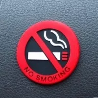 Tanda "No Smoking" dari Karet (1 Set Isi 2)