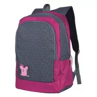 Tas Ransel Anak Abu Pink - CT435