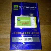 Hippo Q10 N-X1 2850mAh Battery/Baterai Blackberry (BB) Hippo Double Power NX1 2850mAh (Q10)