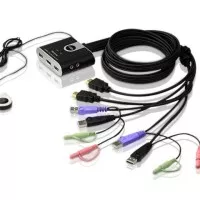 KVM Switches - Aten - 2-Port USB HD Audio/Video KVM Switch CS692