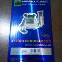 Baterai Hippo Double Power Blackberry EM1 1600mAh For BB Apollo