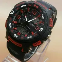 jam tangan digitec DG 2057 T black list red original