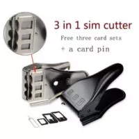 SIM CUTTER/PEMOTONG SIM CARD 3IN1