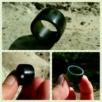 BATU MULIA BLACK JADE ACEH CINCIN RING BERKASIAT UNTUK KESEHATAN