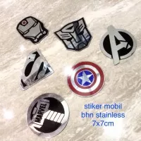 Stiker mobil ( transformer/ spiderman, ironman)