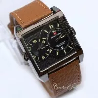 Jam Tangan Swiss Army SA0440M Dualtime Brown Leather