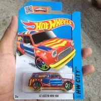 DIECAST HOTWHEELS 67 AUSTIN MINI VAN PROMO 2015 A