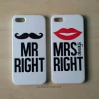 Mr & Mrs Right iPhone 5/5S Cover Hard Case
