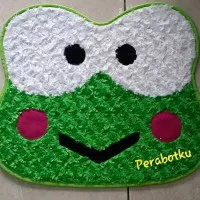 Keset Kaki Karakter FROG Kero keropi Keroppi 50x43cm anti slip