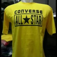 tshirt/t shirt/kaos converse all star (yellow)