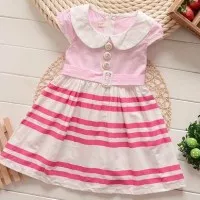 Dress Anak Bayi Pink Stripe
