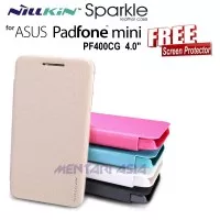 Flipcover ASUS PadFone Mini PF400CG: NILLKIN Sparkle ( + FREE SP)
