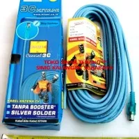 Kabel Antena TV KITANI 15 M COAXIAL 3C BIRU Plug Tembaga 15M Anten